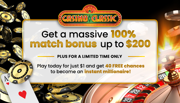 Play at Casino Classic and get a €£$500 bonus
