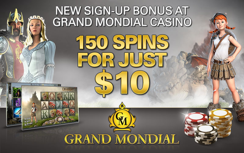 Grand Mondial gives you a huge €£$2500 bonus