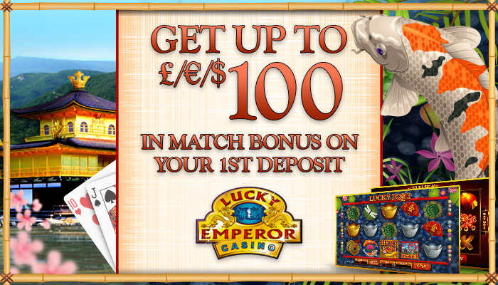 Get a €£$10 no deposit bonus at Lucky Emperor Casino